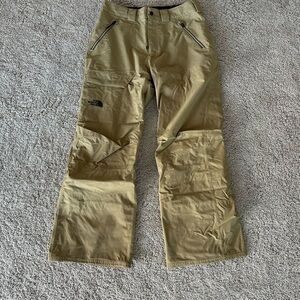 The North Face Khaki Snow Pants